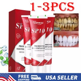 Unbranded 1-3PCS Sp 10 Pasta Dental Sp-8 Ultra Whitening Sp10 Probiotic Toothpaste - 1PC