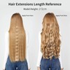 REECHO 20" 1-Pack 3/4 Full Head Curly Wave Clips in