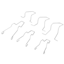 Headlight Retaining Clamp H7 5ZHSFULLKIT 6 Pieces Steel Headlight Dipped Beam Headlight Bulb Retaining Spring Clip Clamp for H1/H3/H4/H7