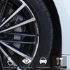 Rim Sticker Wheel Hide Scratch Cool Black