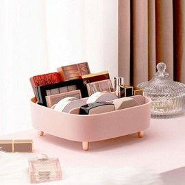 CS 20 3-Tier Modern Detachable Cosmetic Organizer for Dressing Table Interior Pink