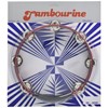 KC HMT-AL Tambourine, Lightweight Aluminum, red