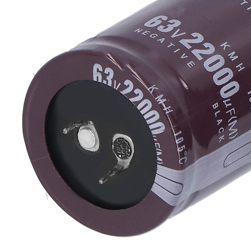 Electrolytic Capacitor 22000μF Aluminum Energy Storage Components 105℃ 35x50mm 63V