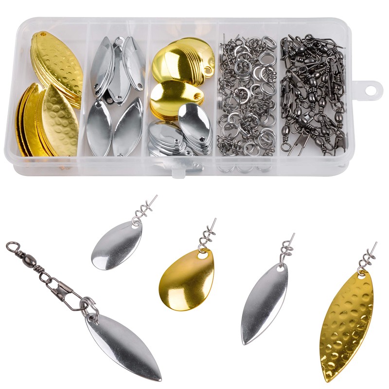 Colorado Blades Fishing Spinner Making Kit Willow Blades for DIY
