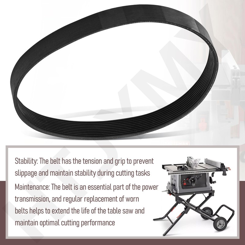 5140085-55 Replacement Belt/Drive Belt Compatible with Porter Cable Table Saw