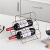 Tabletop Wine Rack 6 Bottle Wine Holder Modern Metal Wine