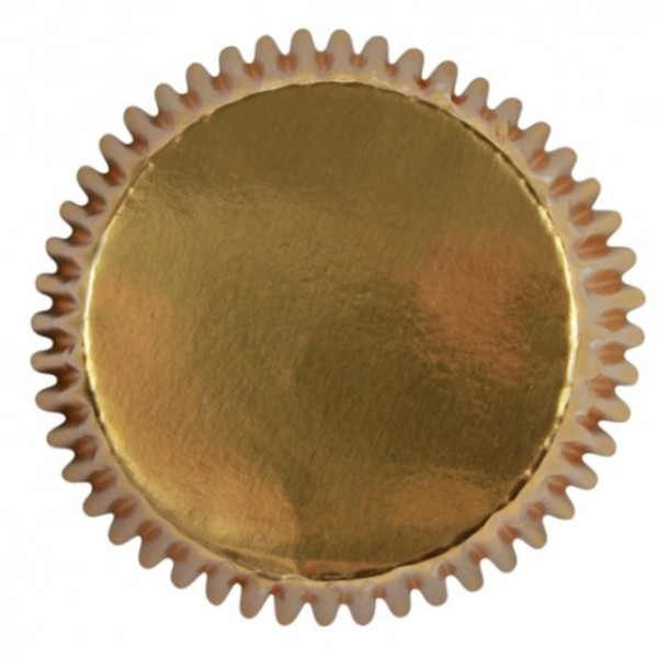PME BC811 Metallic Cupcake Cases - Gold (Pack of 30)