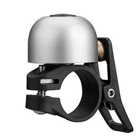 Bicycle Bell Brass Vintage Retro Bicycle Bell for Adults and Children, Cycling Bicycle Handlebar Ring Bell Alarm Horn Loud Bicycle Accessories (Silver-B)