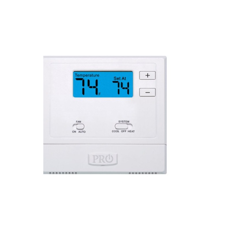 PRO1 IAQ T601-2 Single-Stage 1 Hot/1 Cold Non-Programmable Thermostat