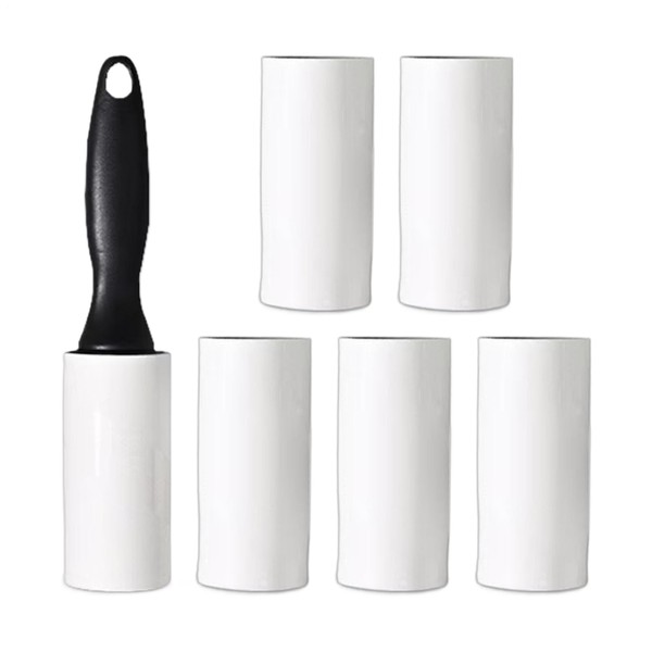 Sticky Lint Roller,Tape Lint Roller for Coat - Ergonomic Handle