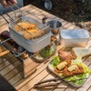 MiliCamp MF-750 Large Mestin Fitted Colander Fryer Basket Colander Stainless