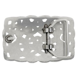 HA1315 Unique Antique Celtic Twisted Heart Belt Buckle Fits 1-1/2"(38mm) Belt (Antique Silver)