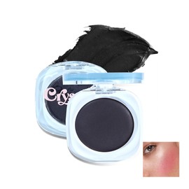 BSMKCL Black Cream Blush, Color Changing Blush for Cheeks and Lips Tint Makeup, Black Blush PH Temperature Changing Tinted Cream Blush Long Lasting Blendable Dewy & Natural Finish for All Skin Tones