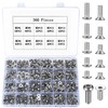 360 Pcs M5 Metric Hex Socket Head Cap Screws &