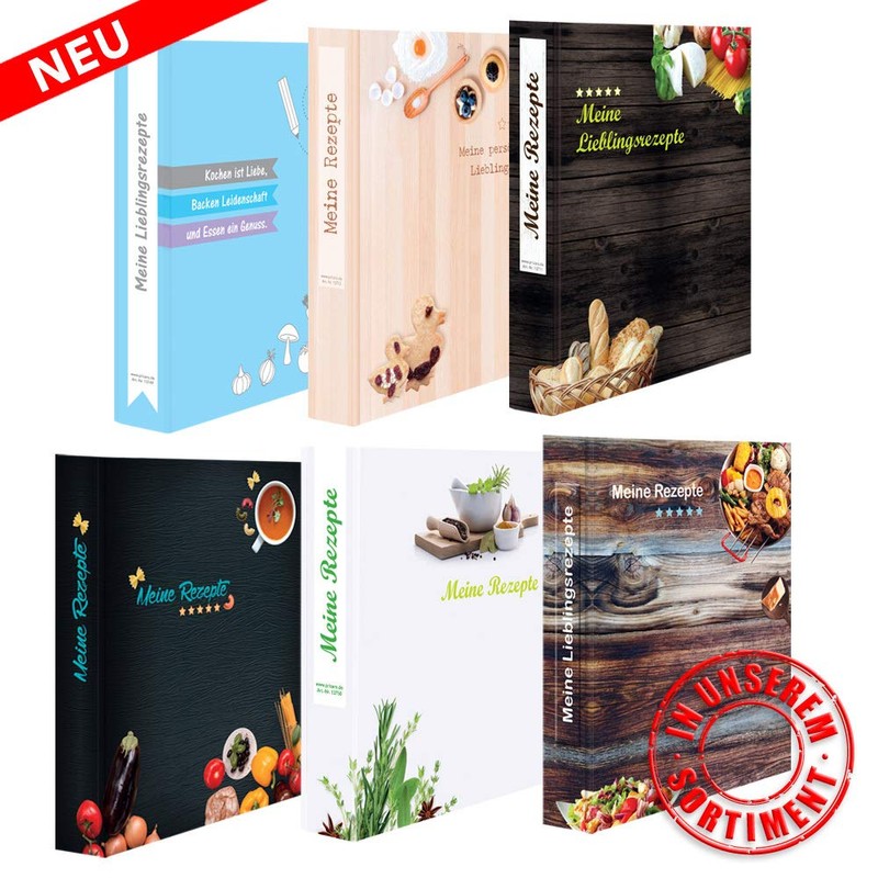 PRICARO Recipe Folder with Recipe Pad "Fresh Vegetables" A4