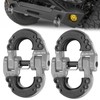 Nilight Safety Chain Connector Link, 1/2In Tow Hitch Hammerlock Coupling