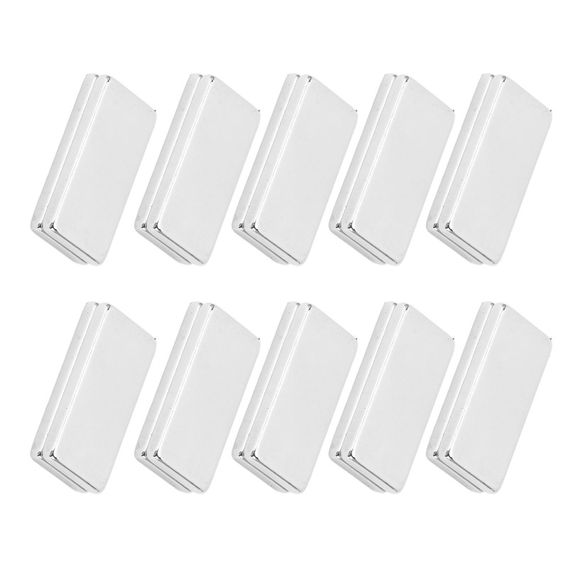20Pcs Neodymium Magnets Bar Set Well Coated Super Strong Magnet