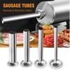Saihisday 4 Sizes #5 Sausage Stuffer Nozzles Stuffing Tubes Stainless