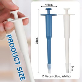 RELKLYU 2 Stücke Haustiermedizin Feeder, Pillenspender, Haustiervorräte, Popup-Medizin-Feeder.