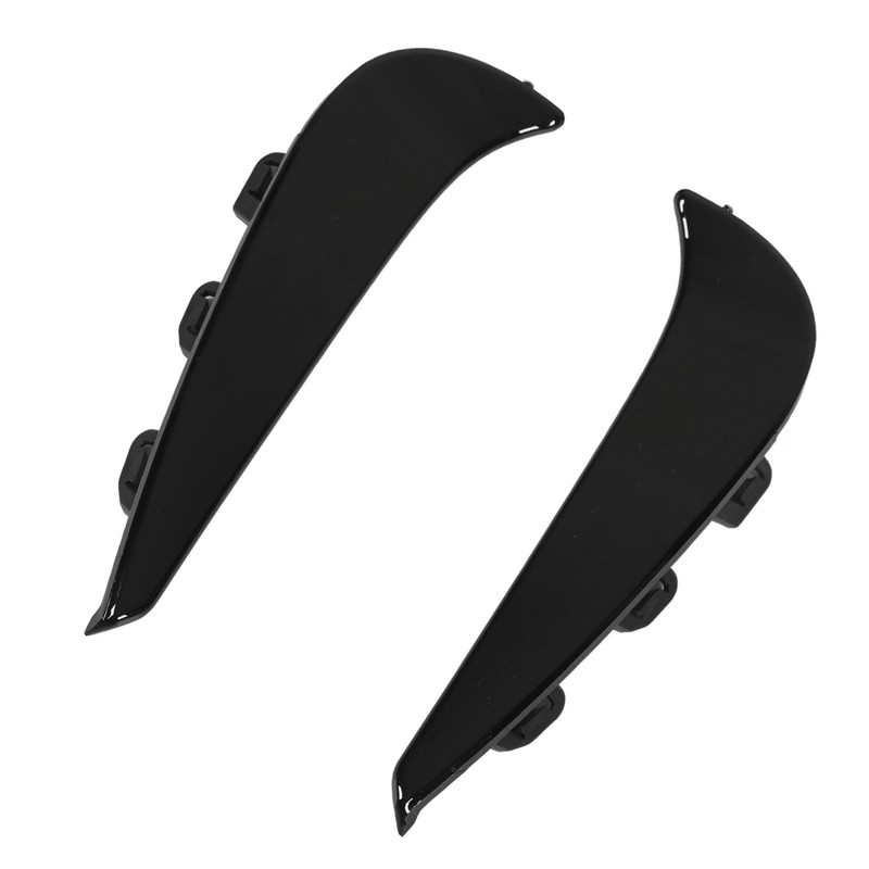 Gloss Black Front Bumper Fog Grille Ari Vent Cover Trims