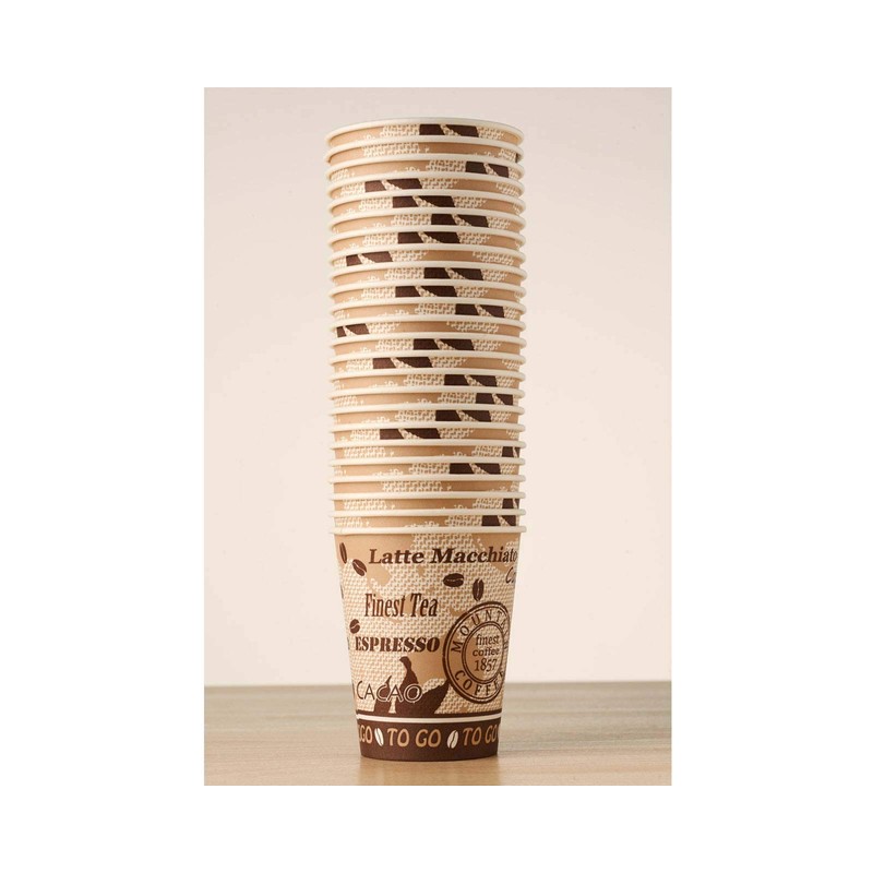 200 x coffee cups, coffee to go paper cups, drinking
