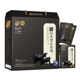 Duzon Health 더존건강 황제 흑염소 진액 60ml x 30포 부모님 구정 명절 추석 건강선물세트 Duzon Health Emperor Black Goat Essence 60ml x 30 Packs Korean New Year Chuseok Health Gift Set