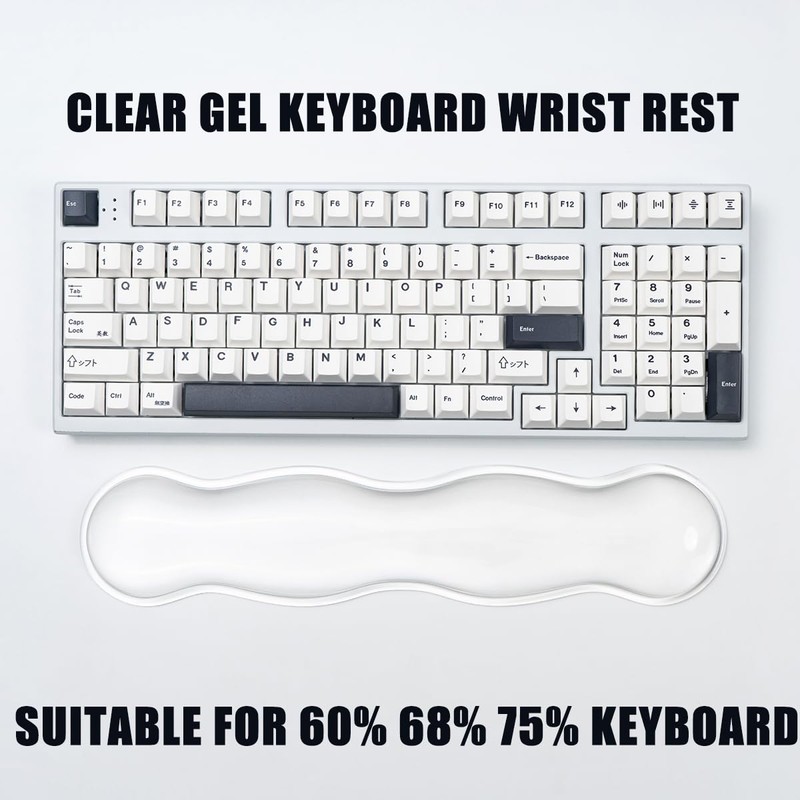 Ergonomic Silicone Gel Keyboard and Mouse Wrist Rest Set –