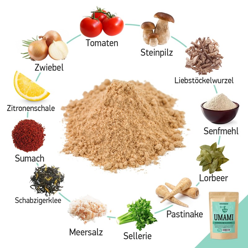 Umami Spice Mix 250 g Allrounder Spice Mix, Japanese Spice,
