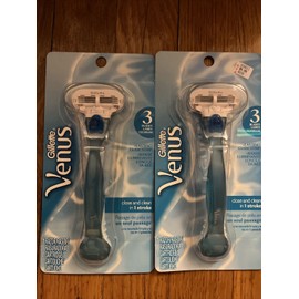 GILLETTE VENUS Women's Razor 3 Blade smooth shaver ( set of 2)