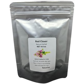 Red Clover - Trifolium pratense Loose Flower by Nature Tea (8 oz)
