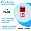 Fire Alarm Call Point - Waterproof Vinyl Sticker Signs -