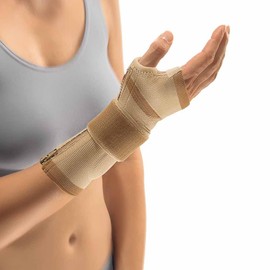 Bort Manuzip® Eco Kompriemieriende Hannd Wrist Support Wrist Splint Support, , , skin-coloured,