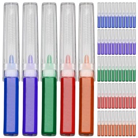 Interdental Brushes - Advanced Brush for Braces, Oral Teeth Cleaning, Dental Disposable Soft Flossing Brushpicks Removes Plaque, Tapered Head Reach Both Small Tight Gaps and Wide Spaces (100 Pcs)