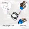 zpldAIAOSI Hall Effect Proximity Sensor, PNP NO, Magnetic Proximity Switch,