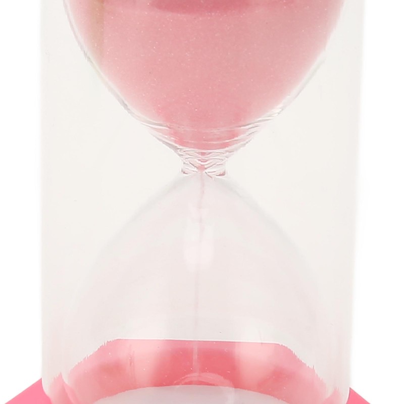 2pcs Hexagonal Hourglass 15 Minutes Learning Sand Timer Portable Plastic