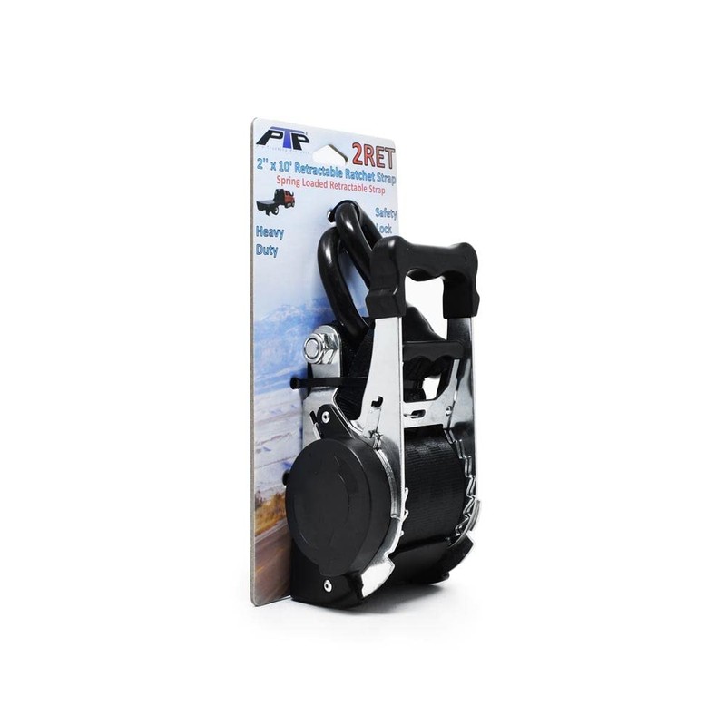 Pair of 2RET Heavy Duty 2" x 10' Retractable Ratchet