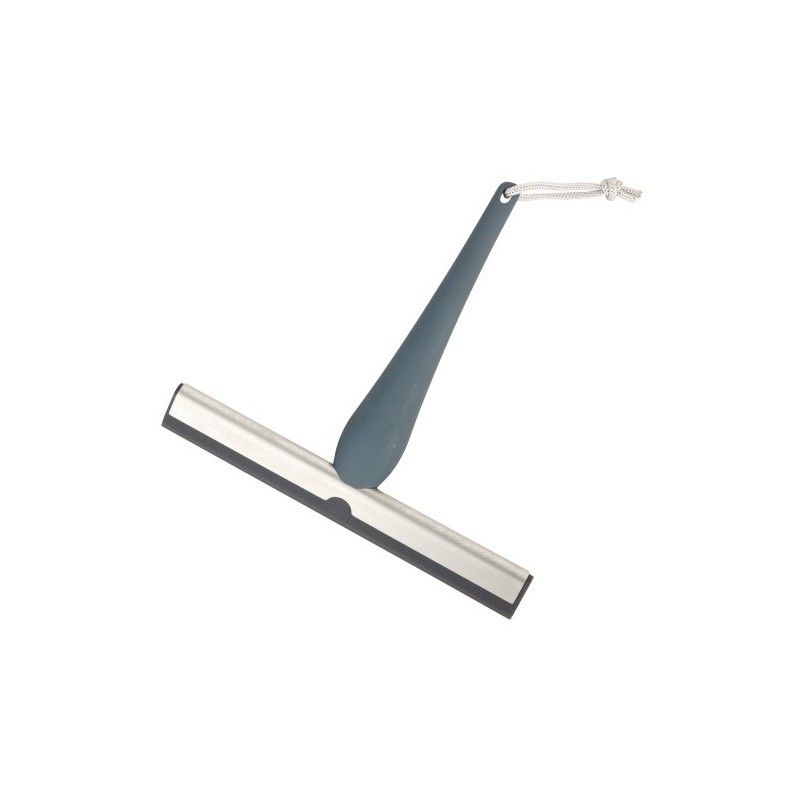 Duschabzieher ISI aus Edelstahl, ergonomischer Griff Soft-Touch mehrere Farben (grau)