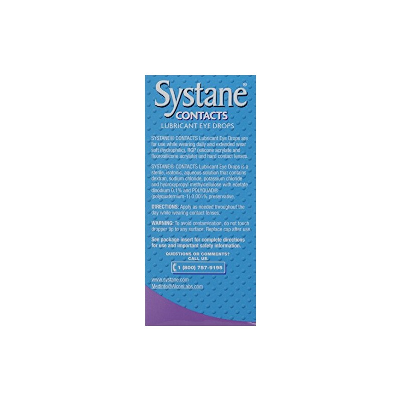 Systane Contacts Soothing Drops-0.405 oz, 12mL, 2 pack