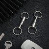 eBoot Detachable Pull Apart Key Rings Keychains (2 Pack)