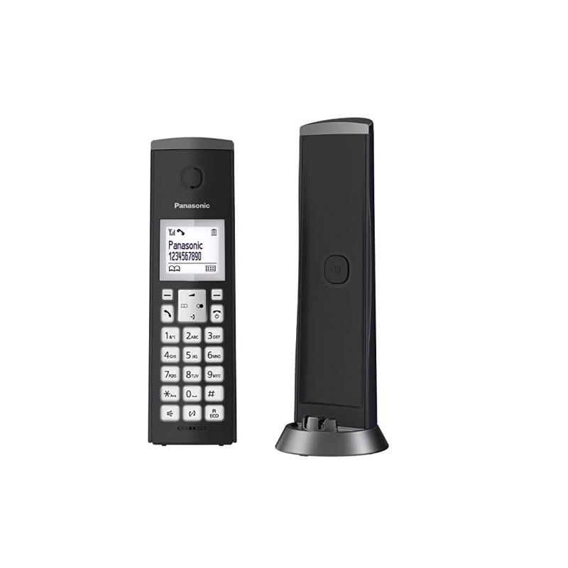 Panasonic Teléfono Inalámbrico Modo no Molestar KXTGK210B Negro