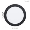 EGLO Recessed Light, Black