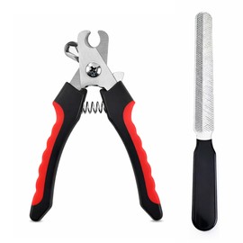 Boulton Dog Nail Clippers for Small and Medium Breeds – Professional Pet Nail Clipper and File for Cats and Dogs Puppy – Nails Clipper File Trimmer Grinder for Small Claw Clips