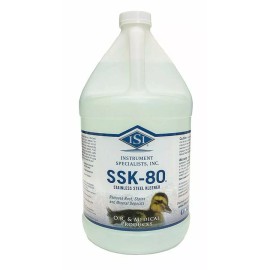 Instrument Specialists Inc Stainless Steel Cleaner Rust Stain Remover SSK-80 Ultrasonic Solvent Concentrate