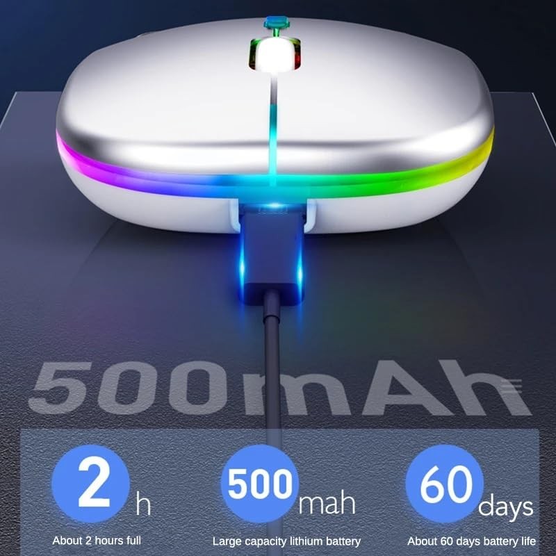 Generic Wireless Gaming Mouse 2.4GHz, Ergonomic Design, USB Receiver for