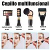 Cepillo De Maquillaje De Doble Cara 4 En 1 Cepillo
