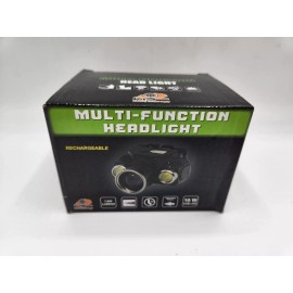 KTS Rechargeable LED Headlamp Work Light Headlight 1600 Lumen Adj Focus
