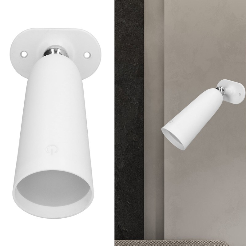 Magnetic LED Wall Light Removable Cordless 360 Degree Rotate Magnetic