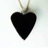 Whitby Jet Love Heart Pendant