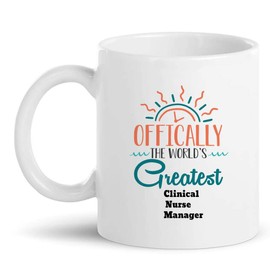 Best Clinical Nurse Manager Mug Gift for Men Women - Nursing 11Oz Cup Gifts - Office Presents Cups Mugs T-Shirt