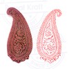 Jaipuri Wooden Stamp Large Paisley Pattern Big Printing Block